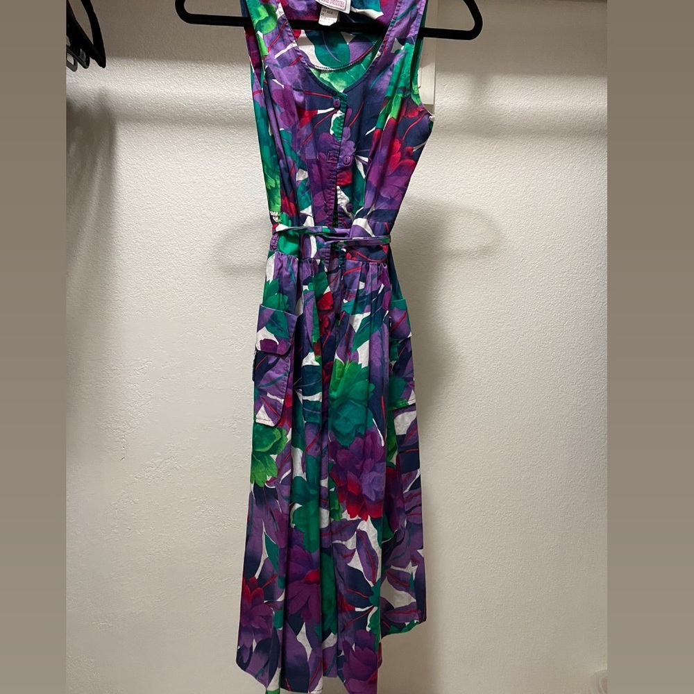 Vintage USA Petites Floral Dress